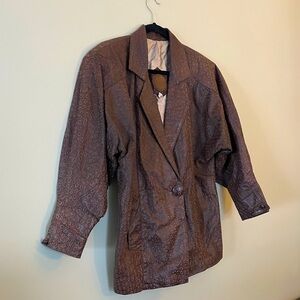 Vintage Leather Jacket - Made in Mexico